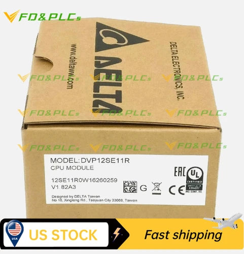 New Delta DVP12SE11R PLC DI 8 DO 4 Transistor 24VDC DVP12SE11R
