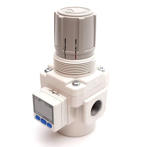 SMC AR30-N03E3-Z-B Pneumatic Regulator, W/ ISE35-N-65-P Digital Pressure Switch
