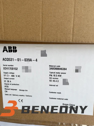 ABB ACQ531-01-039A-4 brand new frequency converter 1-Year Warranty !