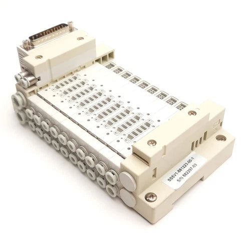 SMC SS5V1-16FD1-10R-N3M-D0 Cassette Base Manifold, External Pilot, 10 Stations