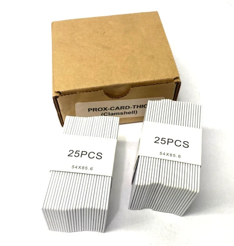 Cart?es de proximidade ZKTeco 125KHz, grossos, concha, CAIXA DE 50