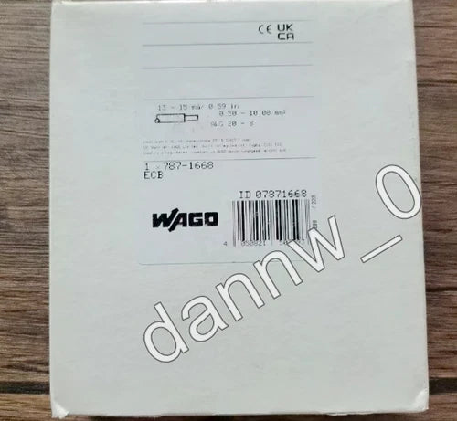 1PC New in box WAGO 787-1668 Electronic circuit breaker