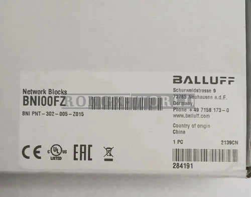 ONE New BALLUFF BNI00FZ BNI PNT-302-005-Z015
