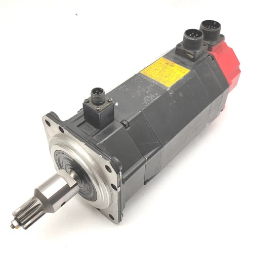 GE Fanuc AM9/3000 A06B-0163-B175 AC Servo Motor 1.8kW, 3000RPM, 9Nm, 161V, 200Hz