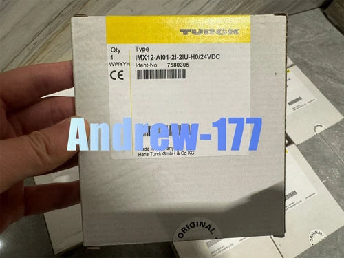 NEW TURCK IMX12-AI01-2I-2IU-H0/24VDC Isolation barrier Large amount of spot