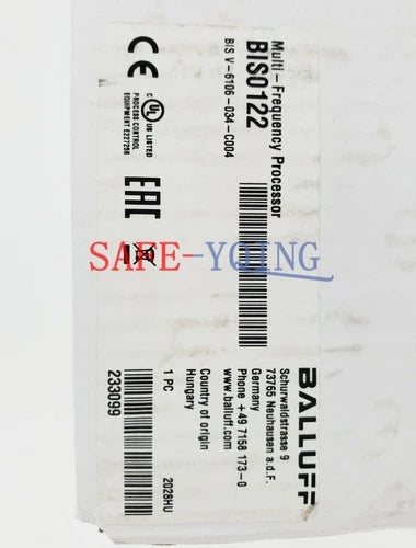 One new BALLUFF BIS0122 Multi-Frequency Processor Unit  BIS V-6106-034-C004