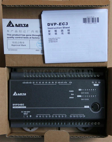 NEW Delta EC3 Series DVP24EC00R3 Standard PLC DI 12 DO 12 Relay 100-240VAC