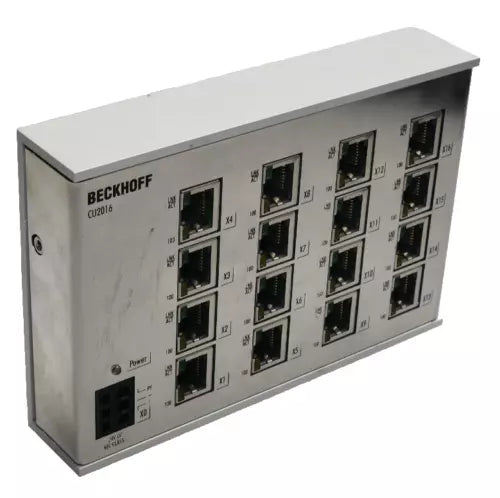Beckhoff Infrastruktur, 16-Port-Switch, Ethernet | CU2016-0000