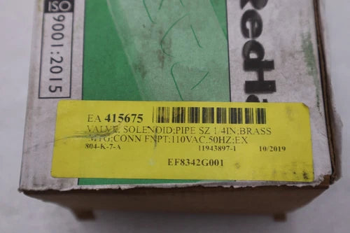 NEW ASCO VALVE EF834G001V STOCK K-3621
Opens in a new window or tab
