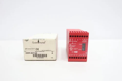 Allen Bradley 440R-S07140 Guardmaster Stop Motion Safety Relay 110/230v-ac