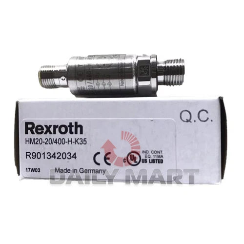 New In Box REXROTH HM20-2X/400-C-K35 Pressure Transducer