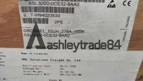 1PCS Siemens 6SL3000-0CE32-8AA0 Power Reactor Input New