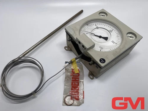 Samson PI-Regler Anzeige 403 A Pneumatic indicating controller 0-400 Wandmontage