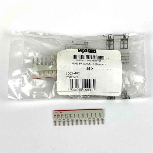 Wago 2002-482 Schachtelbr¨¹cker 12fach TopJob S lichtgrau 400V 25A (25Stk.), OVP