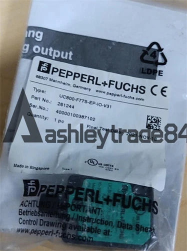 1PC New Pepperl+Fuchs UC800-F77S-EP-IO-V31 Ultrasonic sensor
