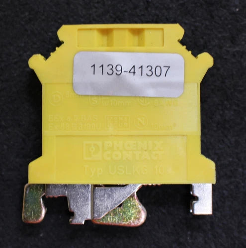Phoenix Contact 39 pieces protective conductor series terminal USLKG 4 yellow-green 2.5mm?