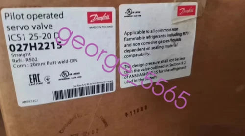 1PCS Danfoss servo valve ICS1-25-20D, model 027H2215, brand new fedex or DHL
