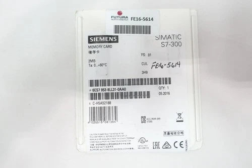 Siemens 6ES7 953-8LL31-0AA0 Micro Memory Card 2mb