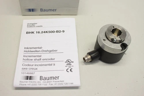 BAUMER  BHK 16.24K500  Drehgeber Hohlwellen Inkremental BHK16.24K500