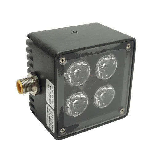 Siemens/Omron/RVSI NERLITE 655003 Red LED Light 47x47mm 24VDC 350mA/520mA Strobe