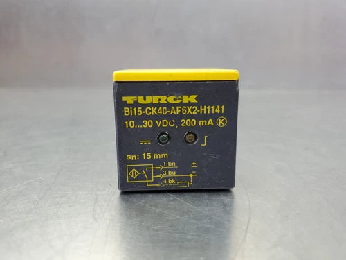 TURCK Bi15-CK40-AP6X2-H1141 10-30VDC Proximity Switch.                      5D-4
