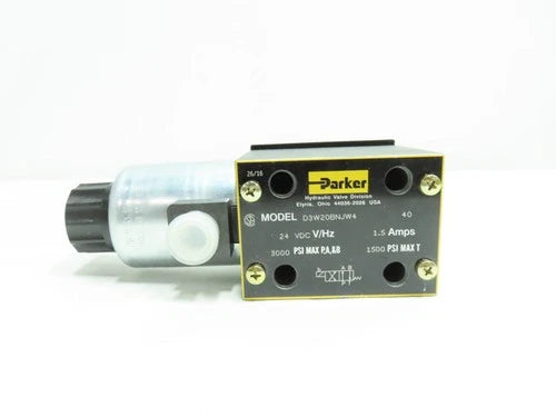 Parker D3W20BNJW4 Hydraulic Directional Control Valve 3000psi 24v-dc