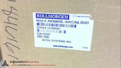 KOLLMORGEN AKM64L-KKCNLB00 SERVO MOTOR AKM SERIES, NEW #278152