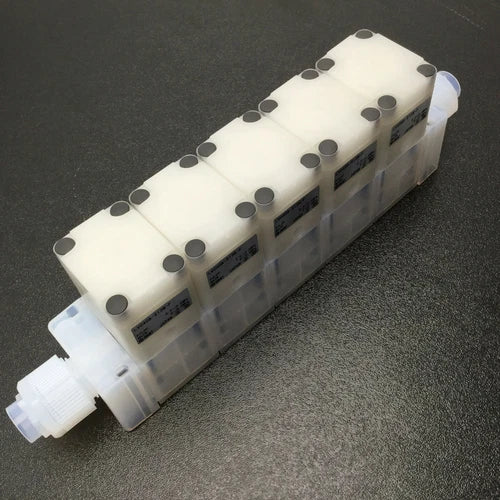 Bank Of 5 SMC LVC40A-S13N-F High Purity Chemical Valves On LLC4A-05-S19 Manifold