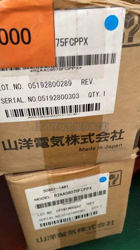ONE NEW SANYO DENKI SERVO MOTOR R2AA08075FCPPX