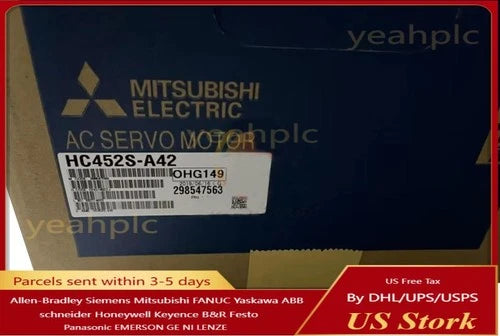HC452S-A42 1PC New Sealed MITSUBISHI AC SERVO MOTOR HC452S-A42