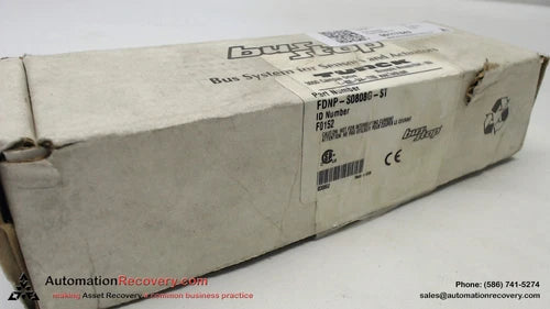 TURCK FDNP-S0808G-ST, BUSSTOP / DEVICENET I/O MODULE STATION, F0152, NEW #269600
