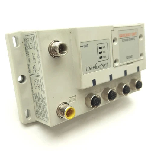SMC EX500-GDN1 Valve/Sensor DeviceNet Serial Interface/Gateway, 64x I/O, 24VDC