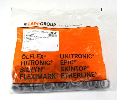 100x Lapp SKINTOP Gegenmutter 53019020 GMP-GL PG 11 RAL 7001 NEU OVP