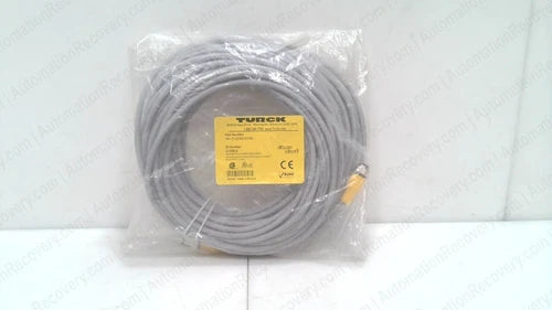 TURCK RKC 6T-20-RSC 6T/S90, DOUBLE ENDED CORDSET, U-39813, NEW #340589