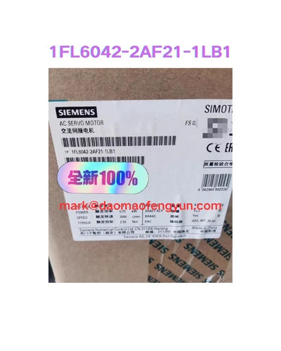 1FL6042-2AF21-1LB1 New  SIMOTICS S-1FL6, SH45, Fast Shipping, DHL/FEDEX/UPS