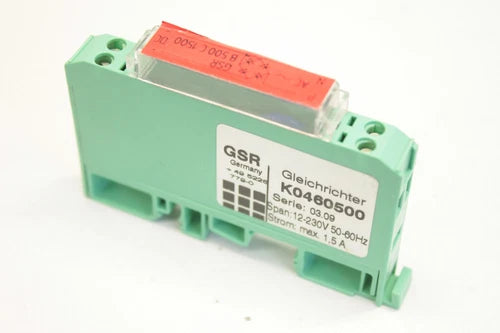 GSR K0460500 12-230V GSR B500C1500 Gleichrichter   K0460500
