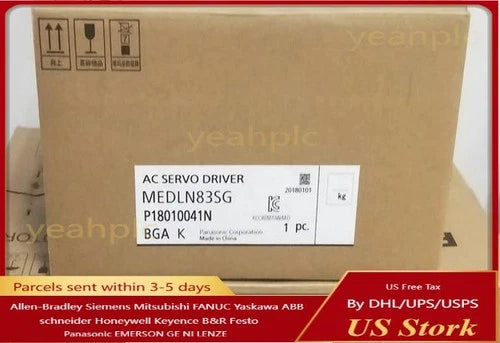 New In Box Panasonic MEDLN83SG AC Servo Driver free fast shipping