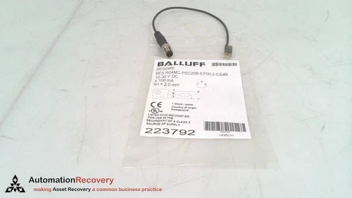 BALLUFF BES048E, INDUCTIVE SENSOR, BES R04MC-PSC20B-EP00,2-GS49, NEW #319412