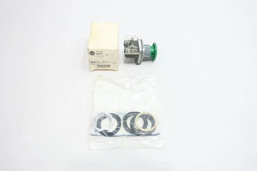 Allen Bradley 800T-D1A Green Mushroom Head Pushbutton