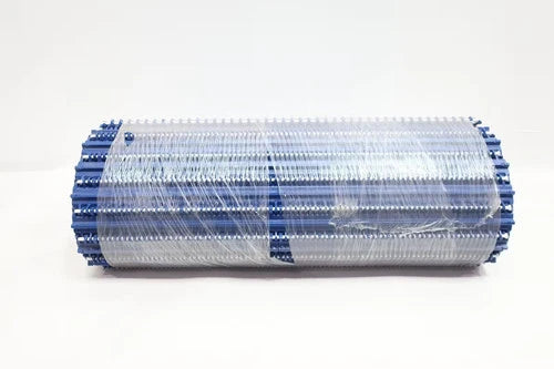 Intralox 31849 800 Open Hinge Flat Top Aceal Blue Conveyor Belt 10.09in 29.8in