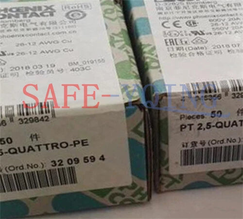 50PCS Lot Phoenix Contact PT 2.5-QUATTRO-PE 3209594(PT 2,5-QUATTRO-PE 3209594)