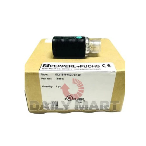 New In Box PEPPERL+FUCHS GLV18-8-450/73/120 Photoelectric Switch