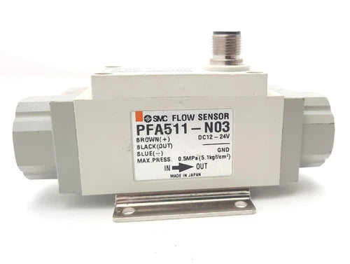 SMC PFA511-N03 NPT Air Flow Switch 12-24VDC 3/8