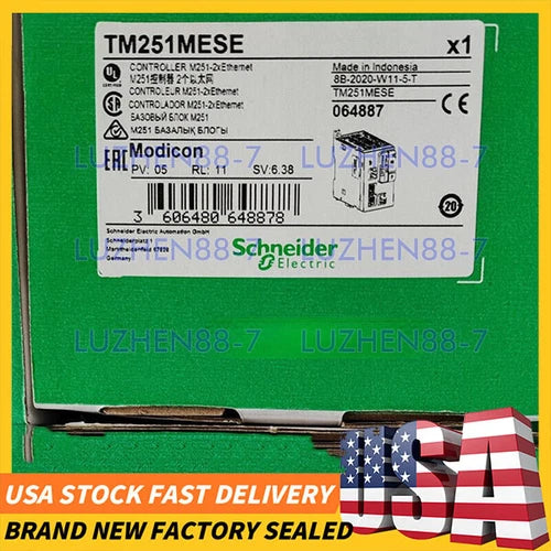 Brand New Schneider TM251MESE Modicon M251 Logic Controller, 2 Ethernet,
Opens in a new window or tab