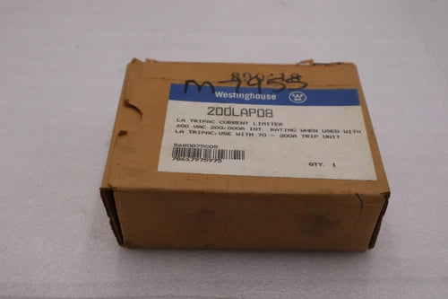 LOT OF 2 NEW OPEN BOX Westinghouse 200LAP08 TRI PAC Current Limiter STOCK 5657-A
Opens in a new window or tab