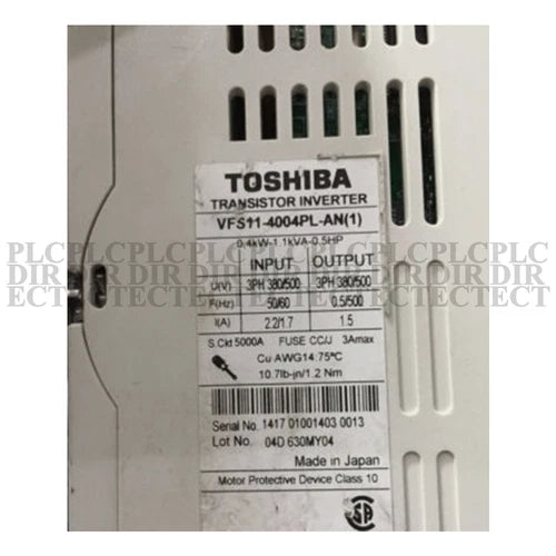USED Toshiba VF-S11 Transistor Inverter 0.4KW