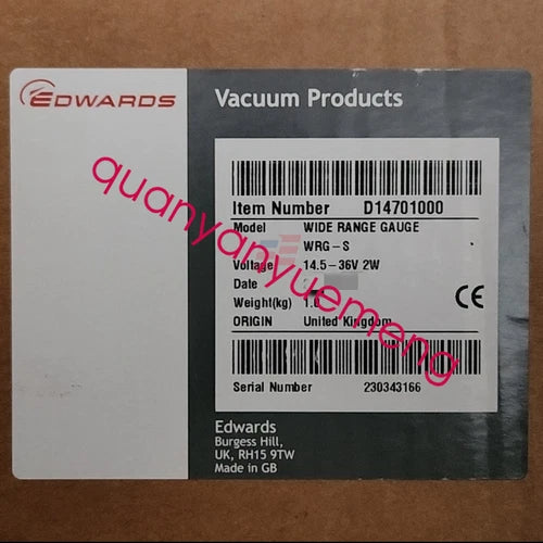 1PCS Edwards WRG-S D14701000 Brand new vacuum meter via FedEx or DHL