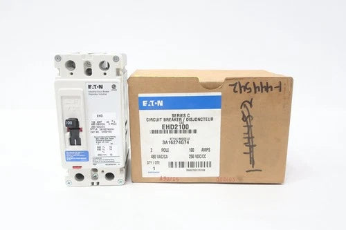 Eaton EHD2100 Molded Case Circuit Breaker 100a 480v-ac 250v-dc 2p