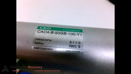 CKD CAC4-B-50GB-100-Y1 POSITION LOCKING CLAMP CYLINDER, BORE SIZE:50MM,  #202747