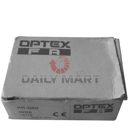 New in Box Optex KR-Q50P FA Photoelectric Proximity Switch Sensor, KRQ50P